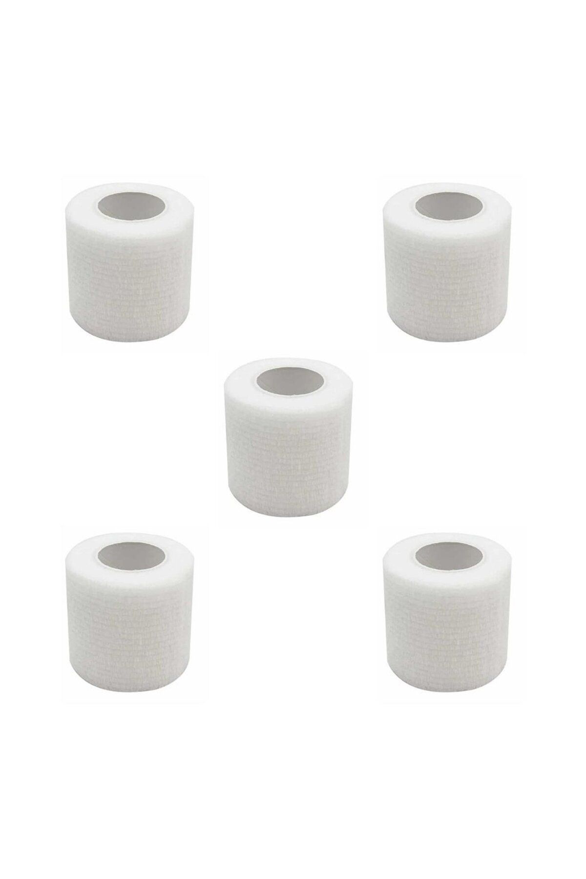 Ortholand Coban Bandaji Kendinden Yapişkanli 5 Cm X4.5 Mt Beyaz Renk [ 5 Ad