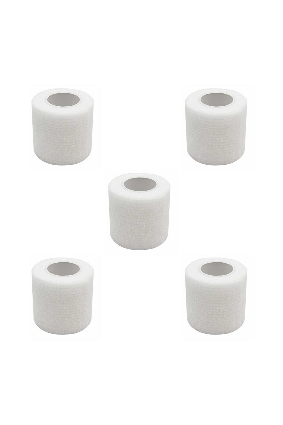 Ortholand Coban Bandaji Kendinden Yapişkanli 5 Cm X4.5 Mt Beyaz Renk [ 5 Ad