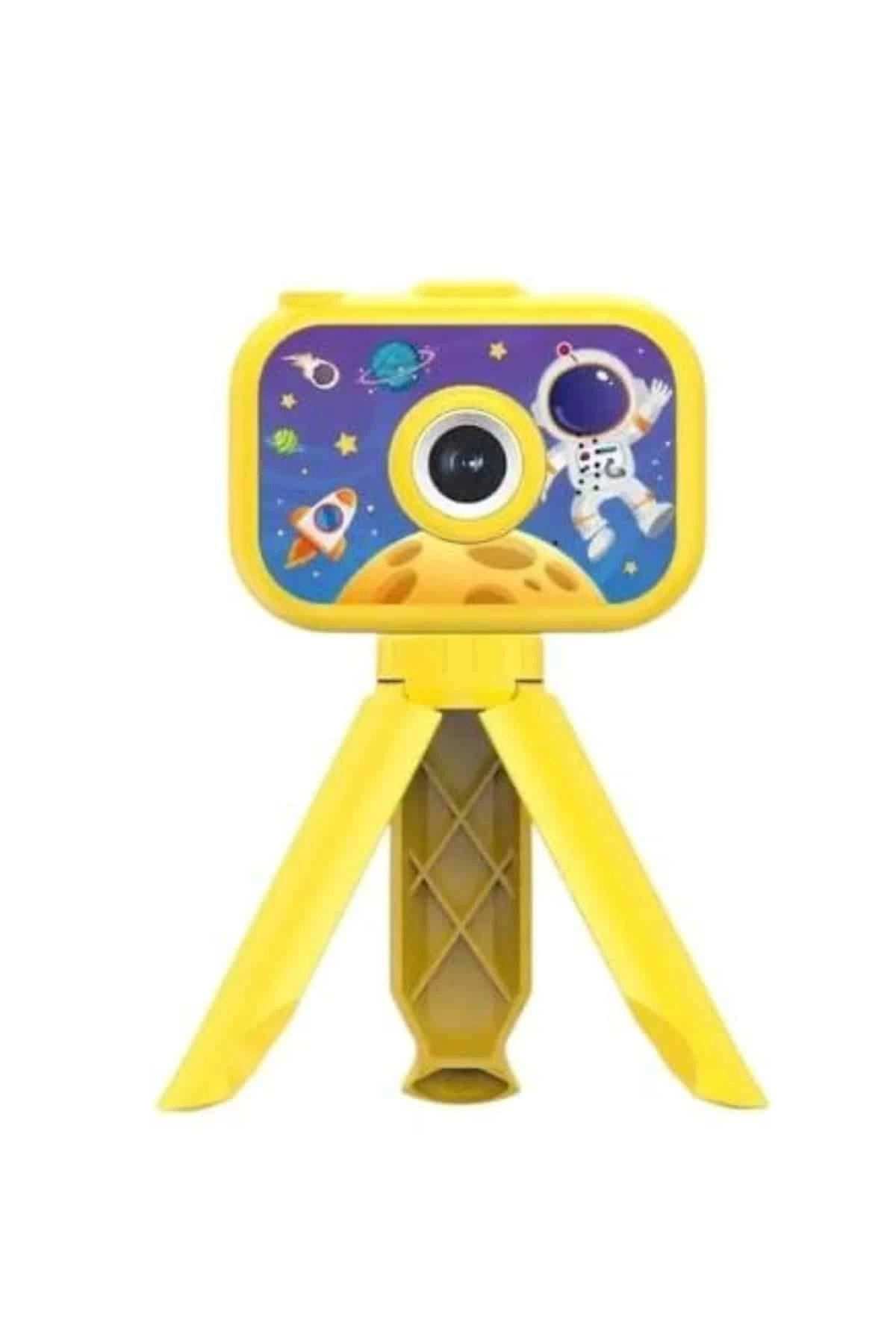 Pamiravm Çocuklara Özel Ayakli Mini Fotoğraf Makinesi Dijital Lcd Ekran