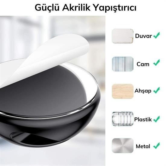 Çok Amaçlı Kablo Tutucu Akrilik Güçlü Yapışkanlı Organizer Düzenl