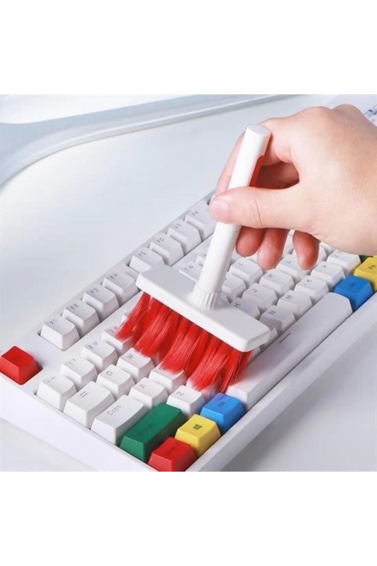 Yusuftex Çok Amaçli Kirmizi Hassas Firça Başlikli Bilgisayar Laptop Temizl