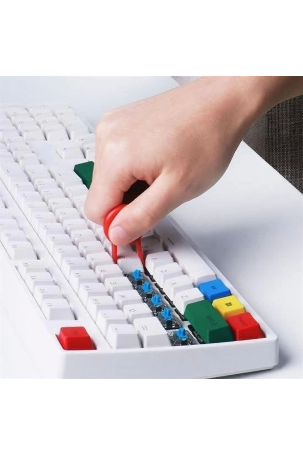 Yusuftex Çok Amaçli Kirmizi Hassas Firça Başlikli Bilgisayar Laptop Temizl