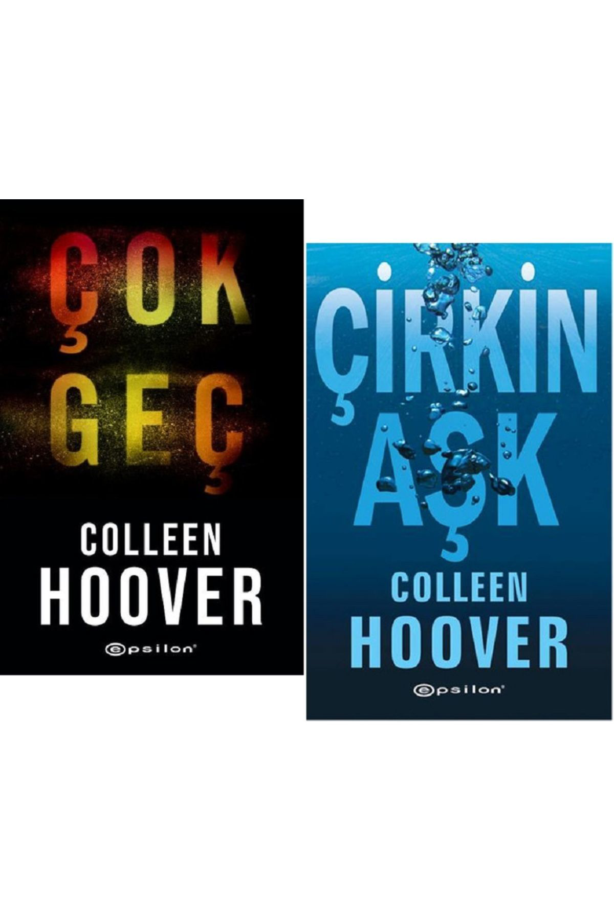 Çok Geç + Çirkin Aşk / 2 Kitap Set