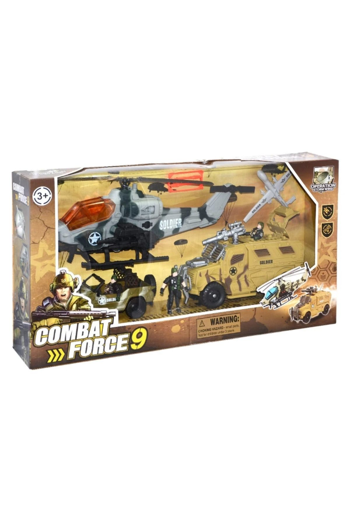 Yusuftex Combat Force Zirhli Araç Ve Helikopterli Büyük Askeri Set