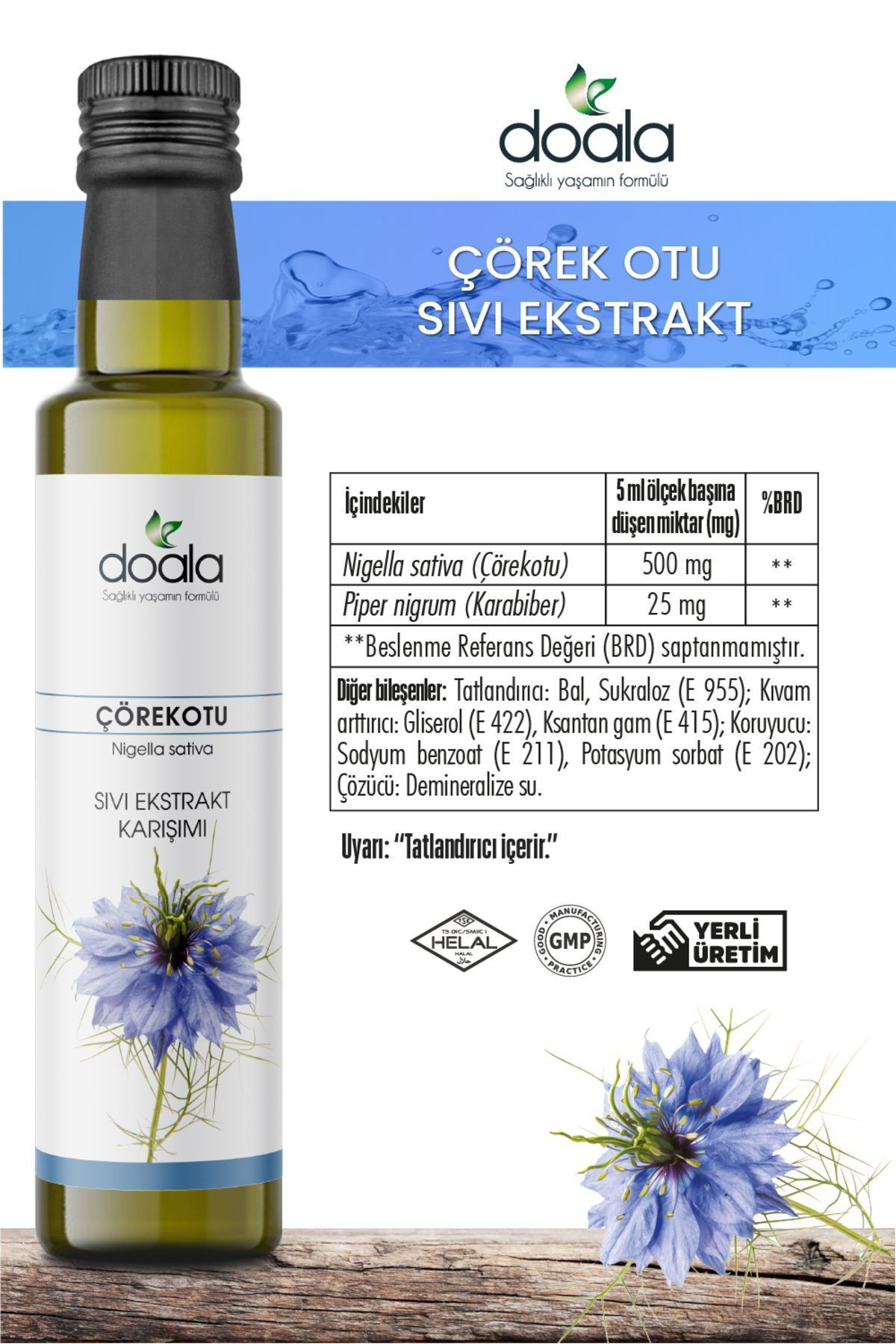 Doala Çörek Otu Ekstresi 225 Ml