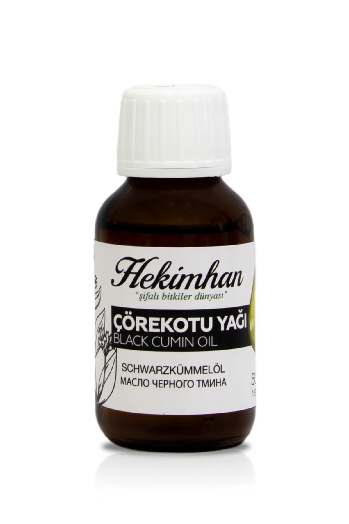 Hekimhan Çörekotu Yaği Cildi Ve Saçi Besler, Güçlendirir 50 Ml