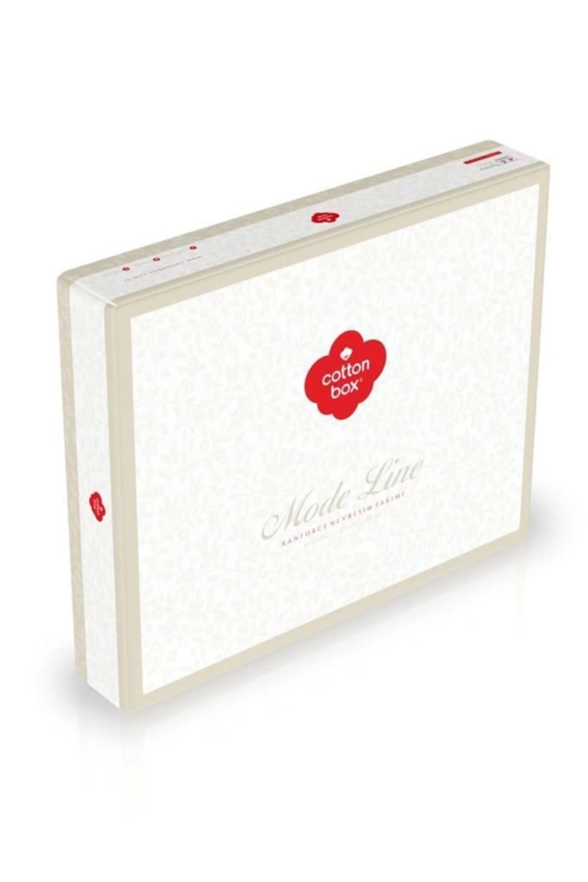Yusuftex Cotton Box Çift Kişilik Nevresim Takimi Vera Gri