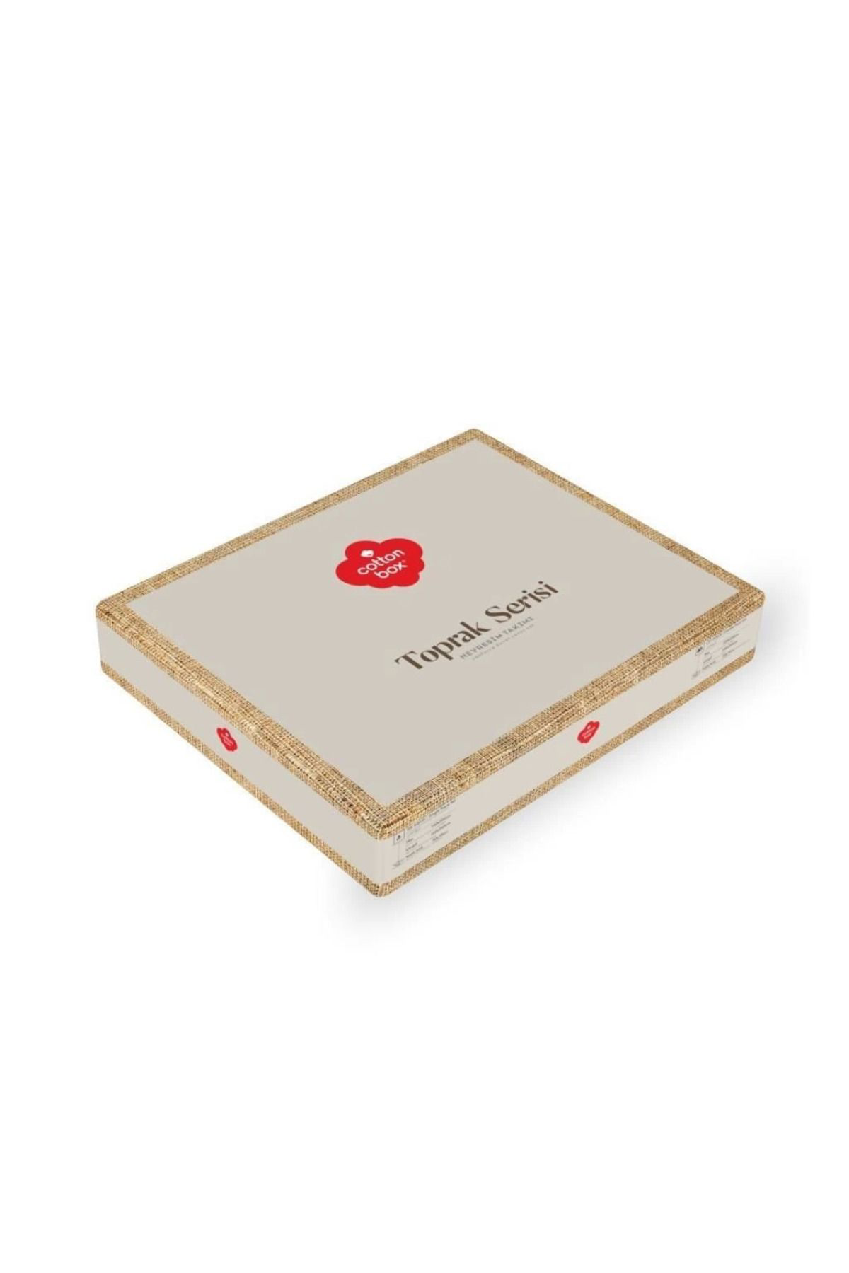 Yusuftex Cotton Box Toprak Serra Lacivert Tek Kişilik Nevresim Takimi
