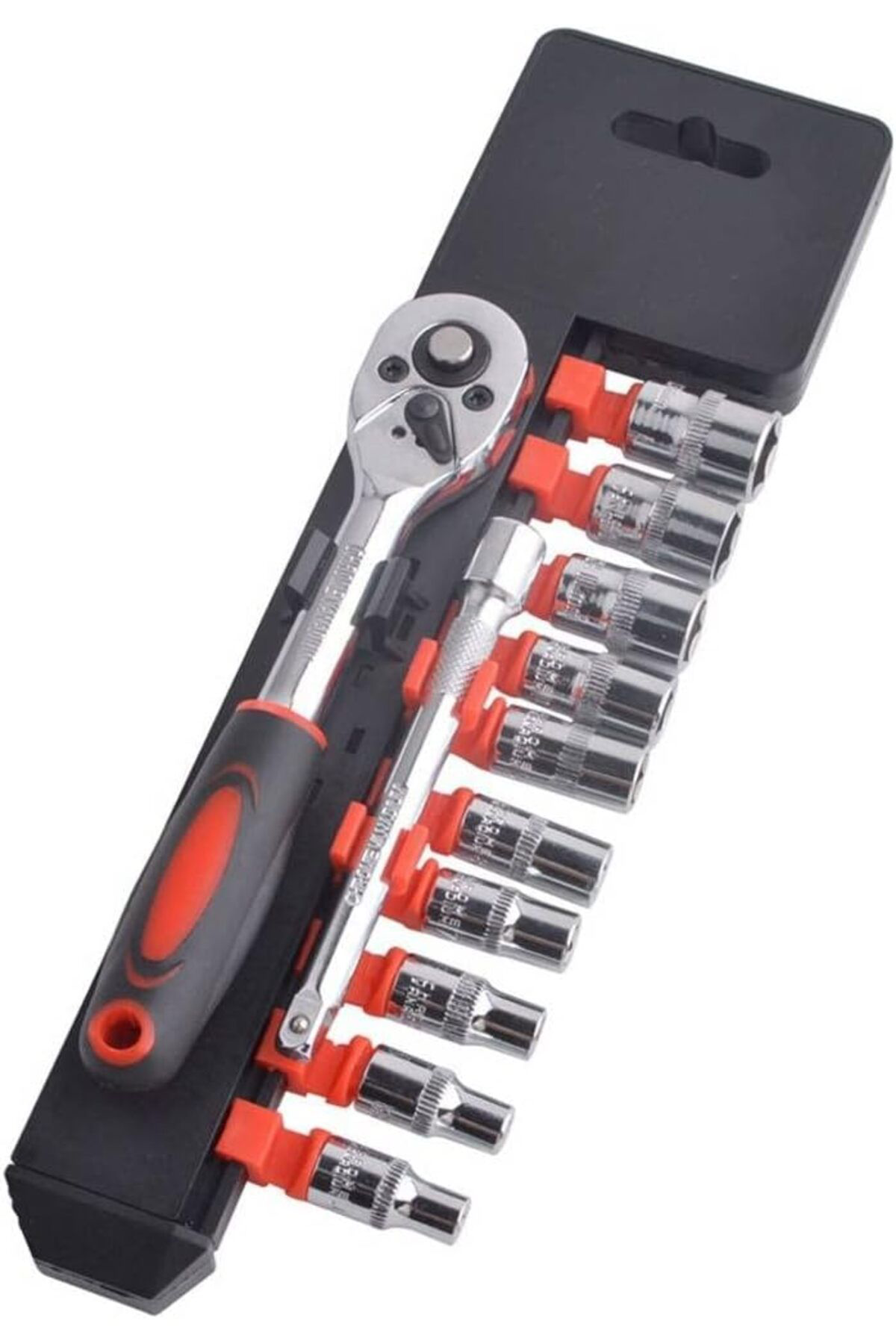 Ok Aksesuar Cr-V Socket Set 12 Parça  1/2 İnç  Vakumlu Lokma Seti  Go50609117
