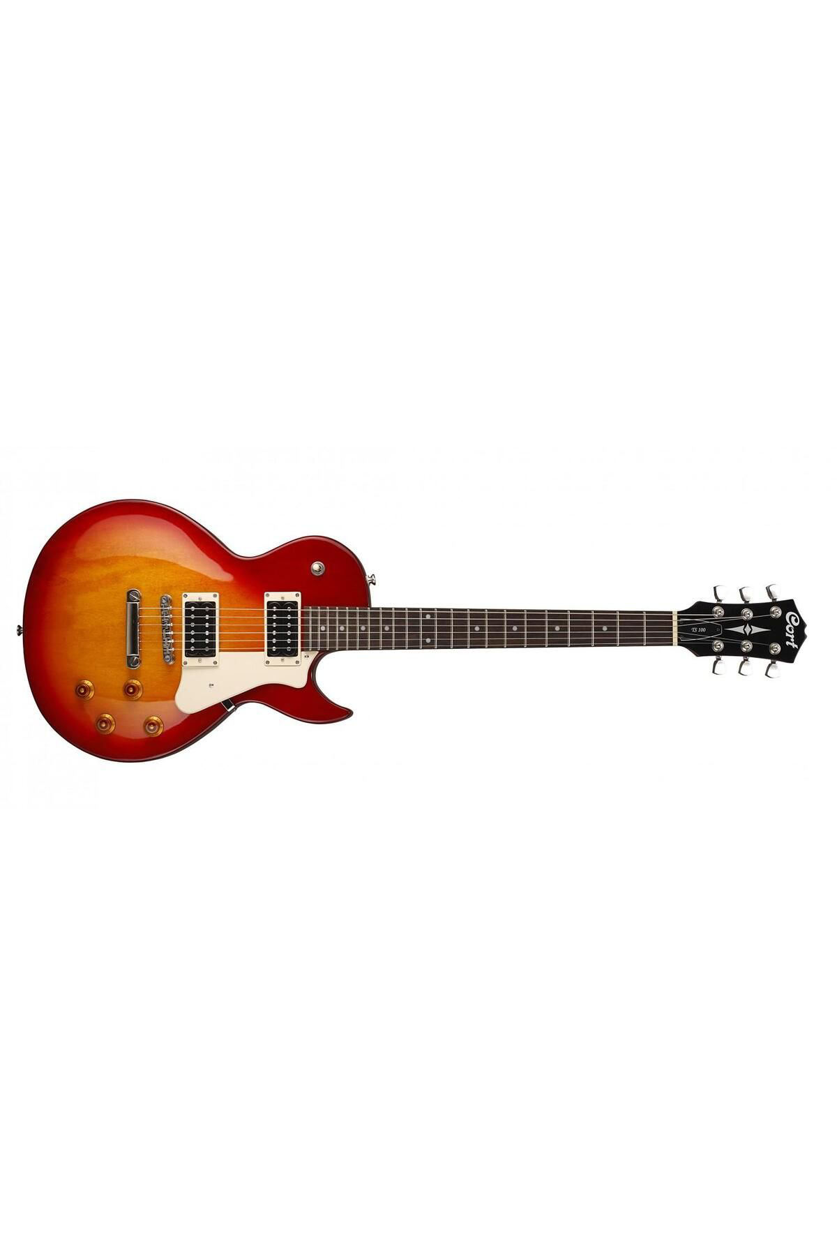 Cort Cr100crs Elektro Gitar, Vişne Kirmizisi Sunburst