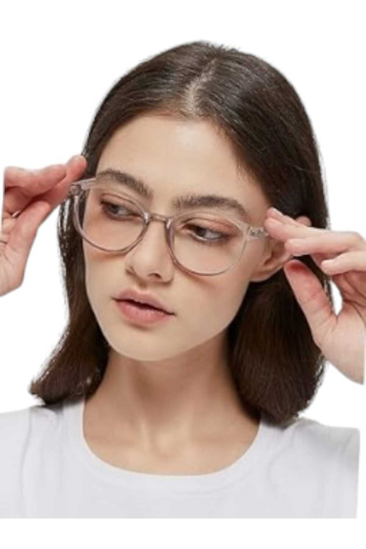 Trendmilano Crystal Şeffaf Mavi İşik Engelleyici Göz Yorgunluğuna Karşi Erkek