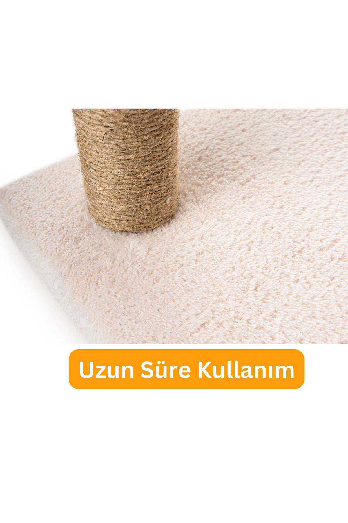 Beylini Çubuk Kedi Tirmalama Tahtasi Peluş Kumaş Silinebilir Demonte 40 C