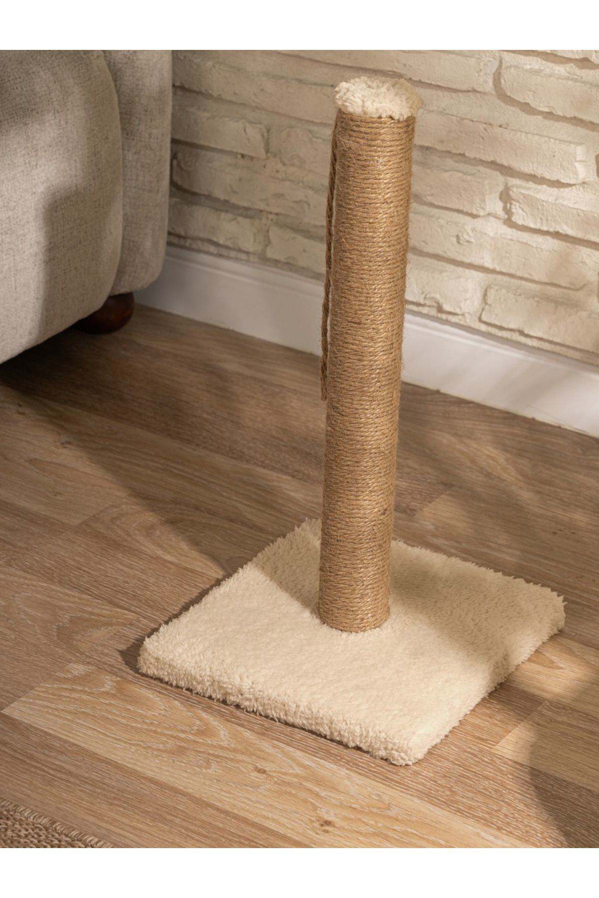 Beylini Çubuk Kedi Tirmalama Tahtasi Peluş Kumaş Silinebilir Demonte 40 C