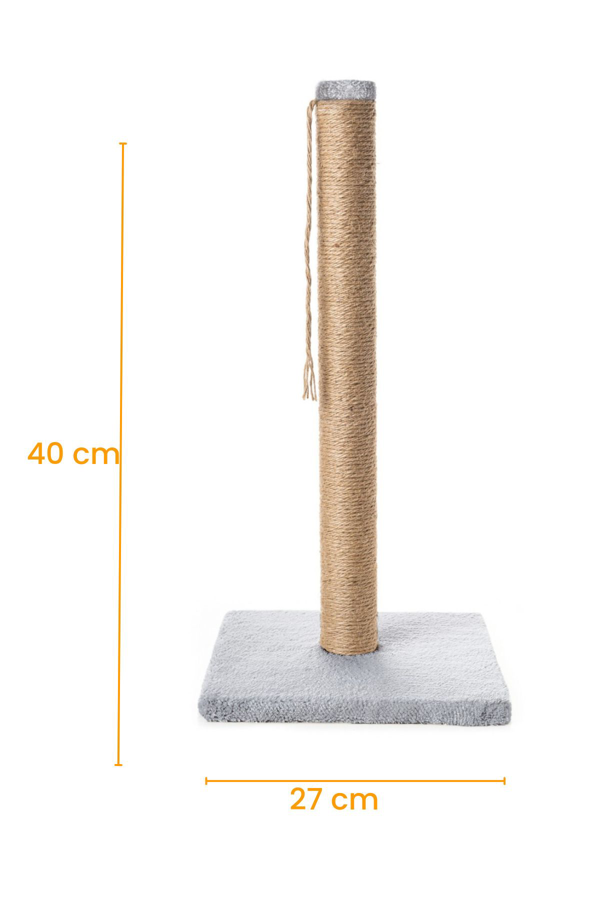 Beylini Çubuk Kedi Tirmalama Tahtasi Peluş Kumaş Silinebilir Demonte 40 C