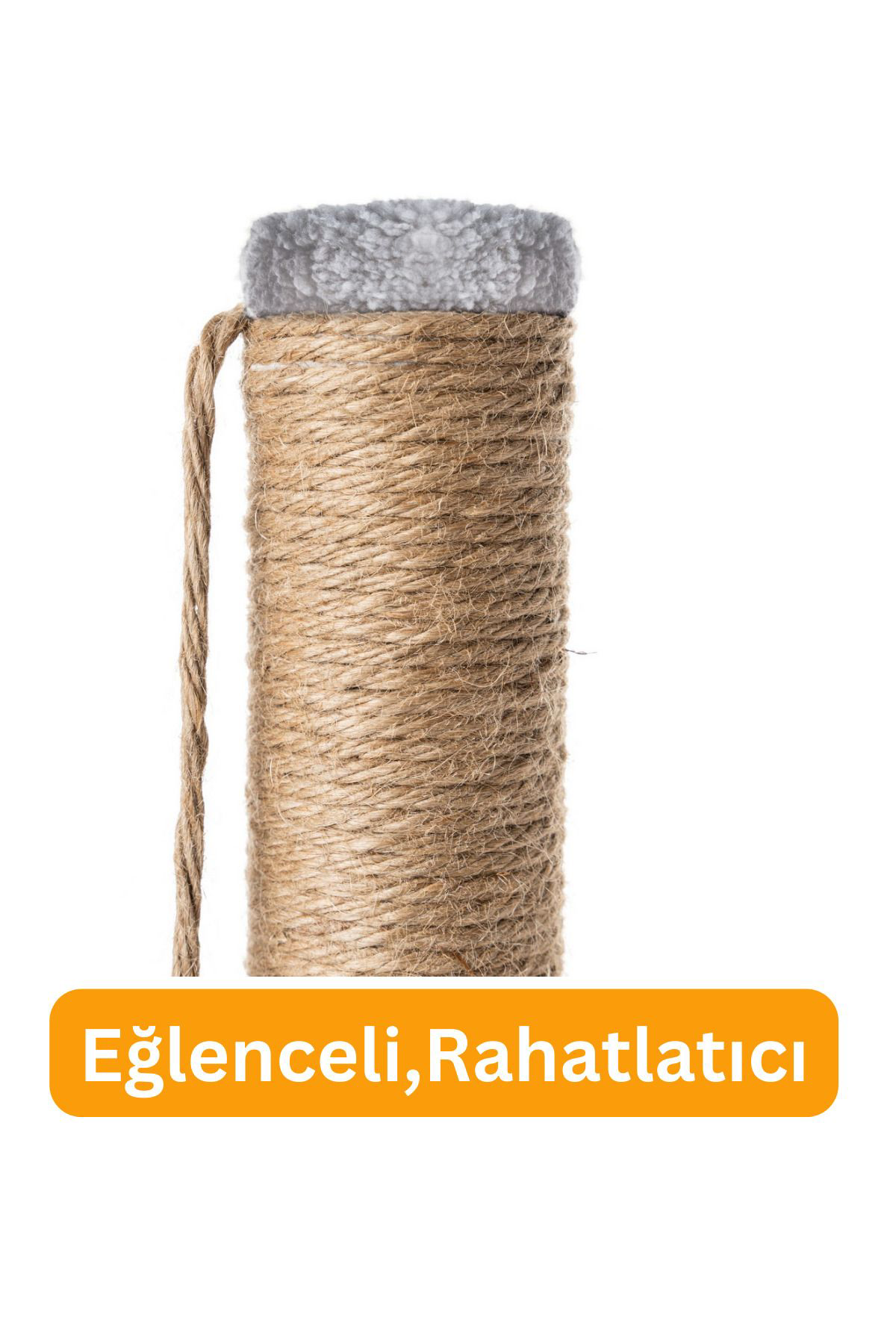 Beylini Çubuk Kedi Tirmalama Tahtasi Peluş Kumaş Silinebilir Demonte 40 C