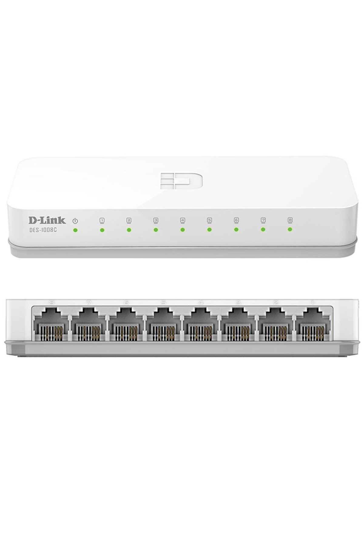 Ok Aksesuar D-Link Des-1008C 10/100 Mbps 8 Port Ethernet Switch Go50604629100