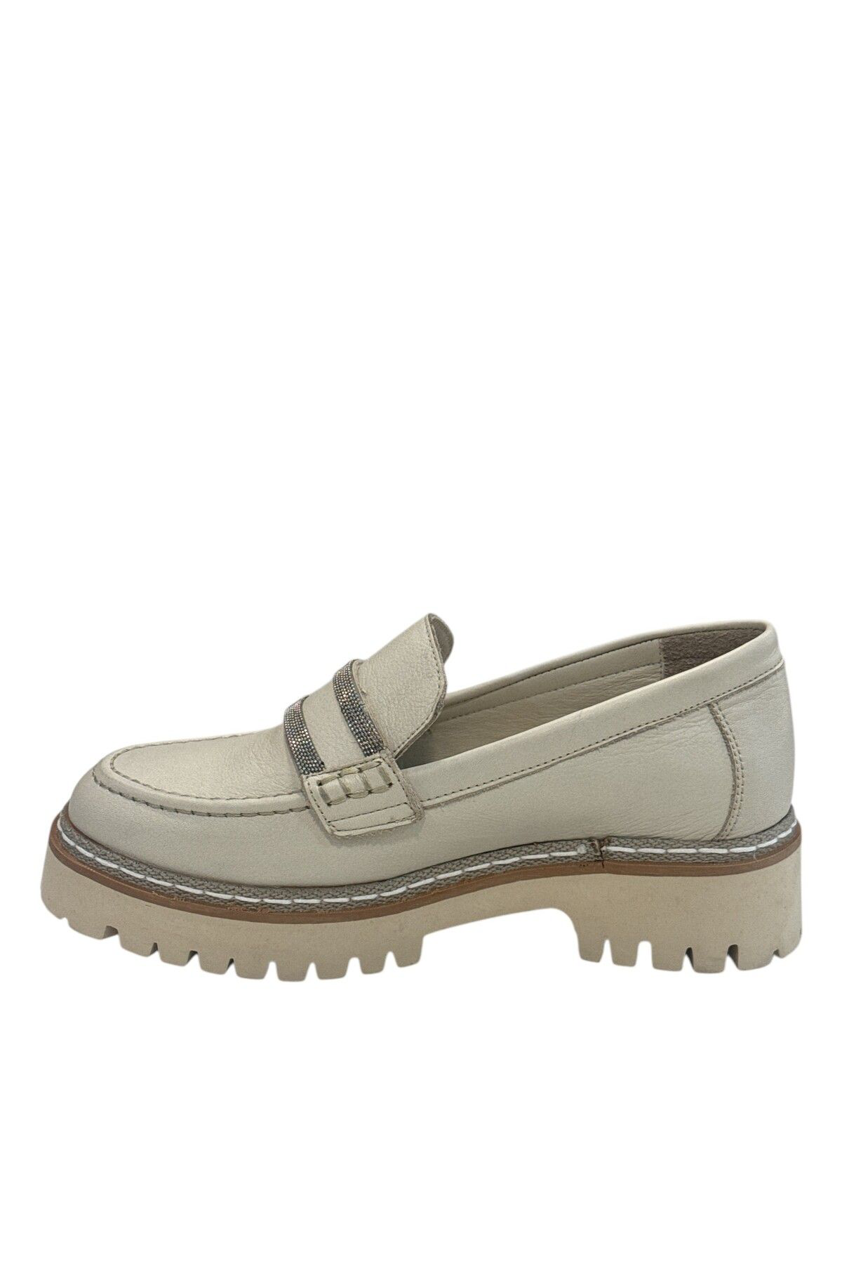 Mammamia D25ya-3705 Kadin Casual Deri Loafer Ayakkabi