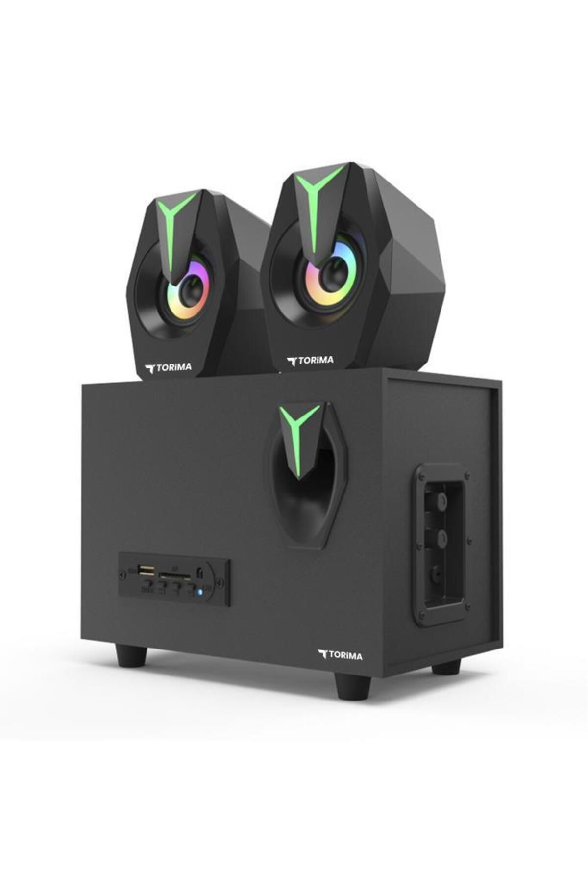 Torima D37 Bluetooth Hoparlör - Rgb İşik Ve Hafiza Karti Destekli"