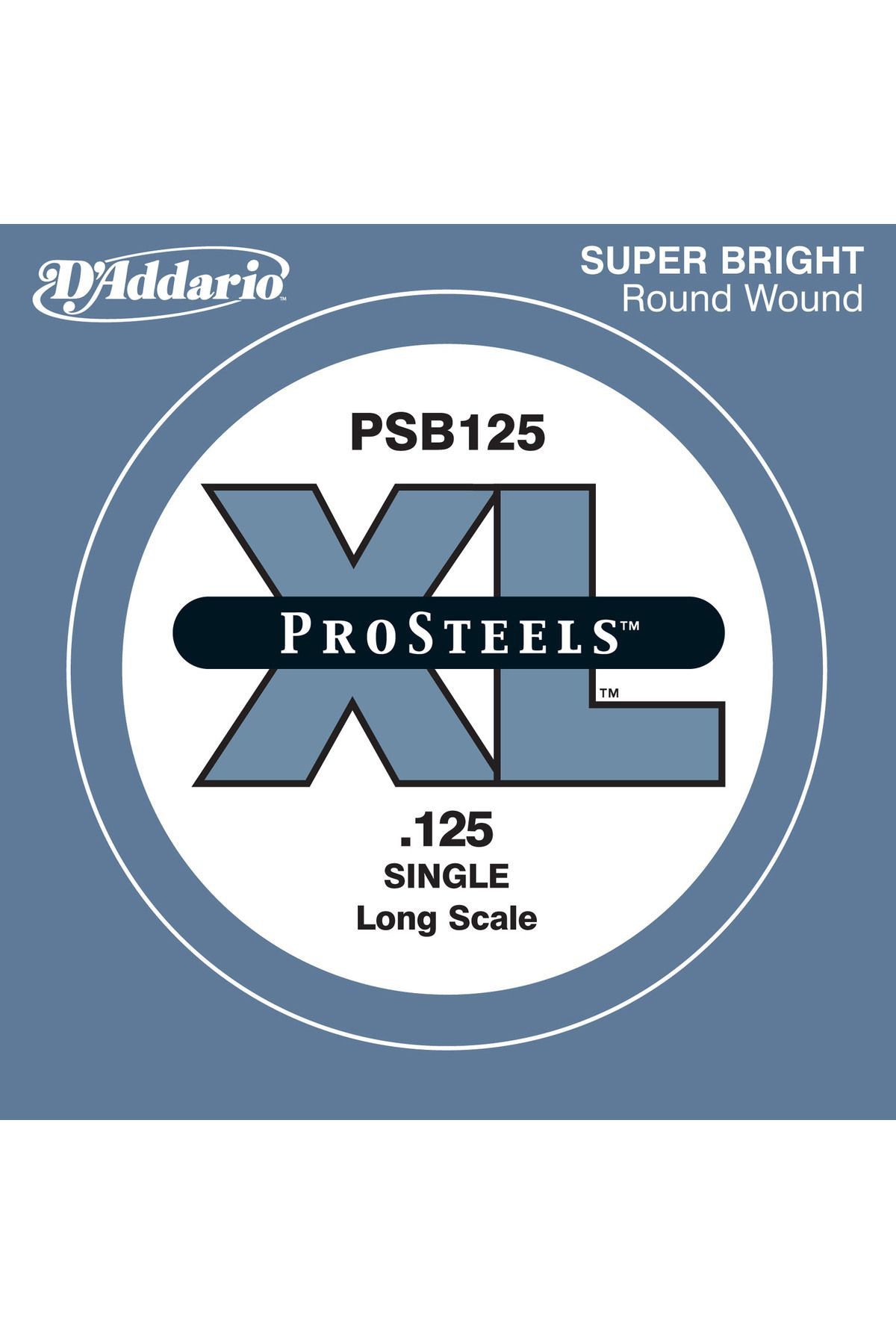 Daddario  Psb125 Bas Gitar Tek Tel, (Si), Pro Steels, 0.125 Gauge,