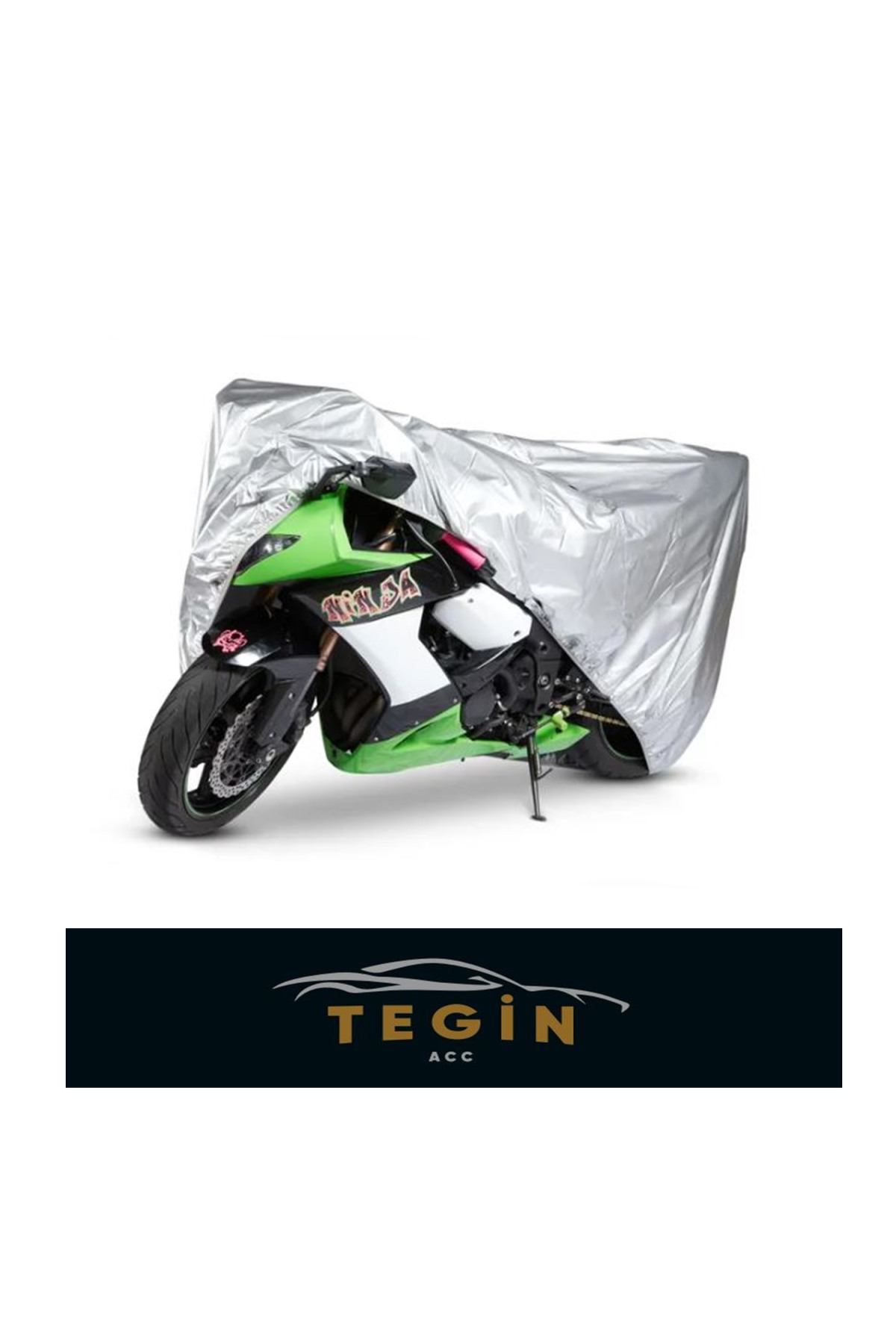 Daelim Dart 125 Uyumlu Motor Motosiklet Brandası Gümüş Prestij Se