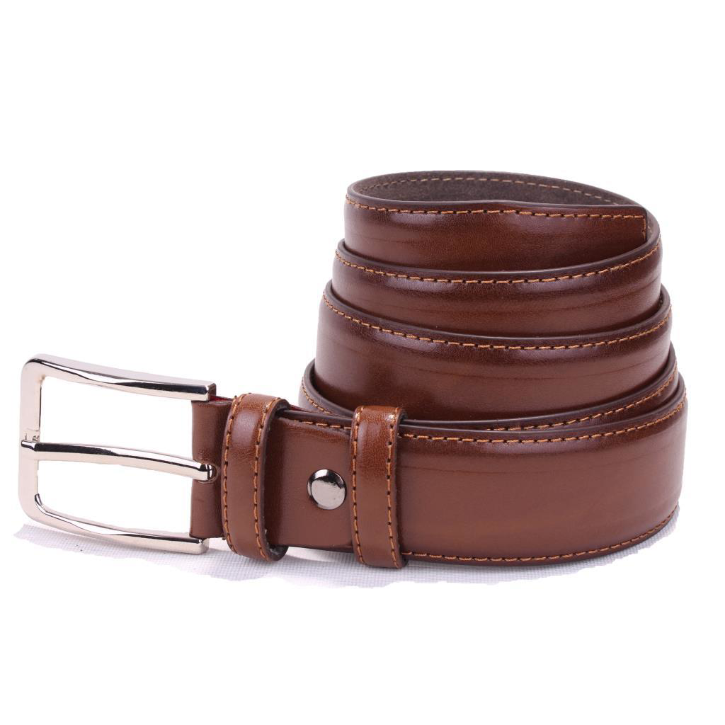 Dagoster  Dmk26-301 Taba 3,5 Cm Suni Deri Erkek Kemer