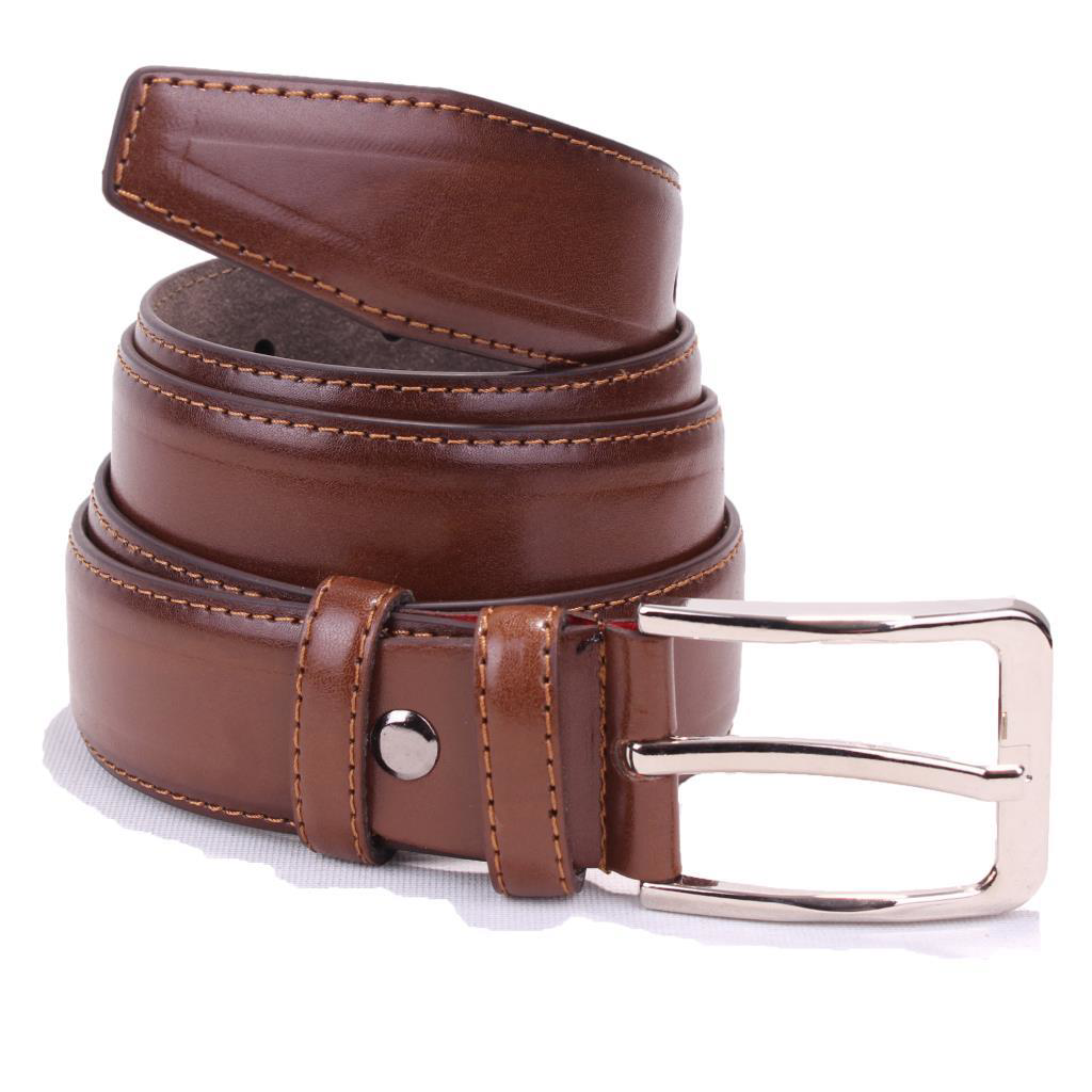 Dagoster  Dmk26-301 Taba 3,5 Cm Suni Deri Erkek Kemer