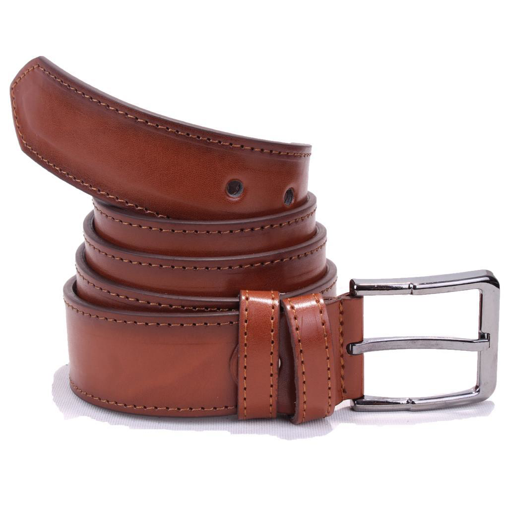 Dagoster  Dmk26-354 Taba 4 Cm Suni Deri Erkek Kemer