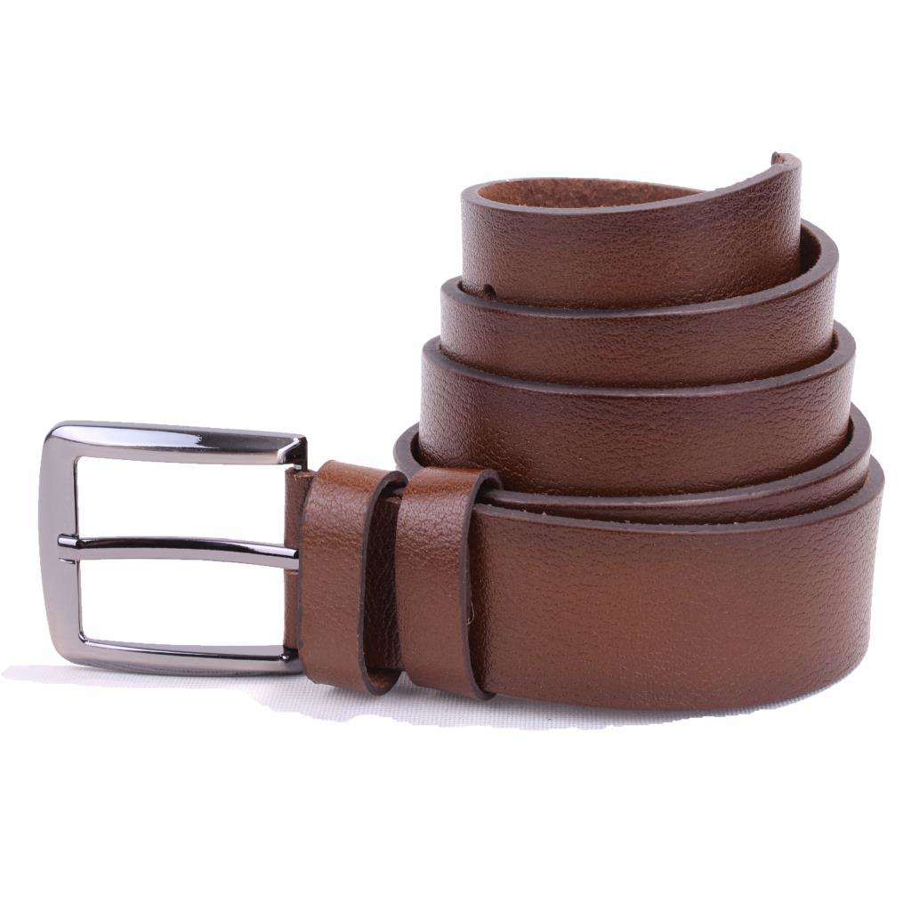 Dagoster  Dmk26-463Dg Açik Kahve 4.5 Cm Hakiki Deri Erkek Kemer