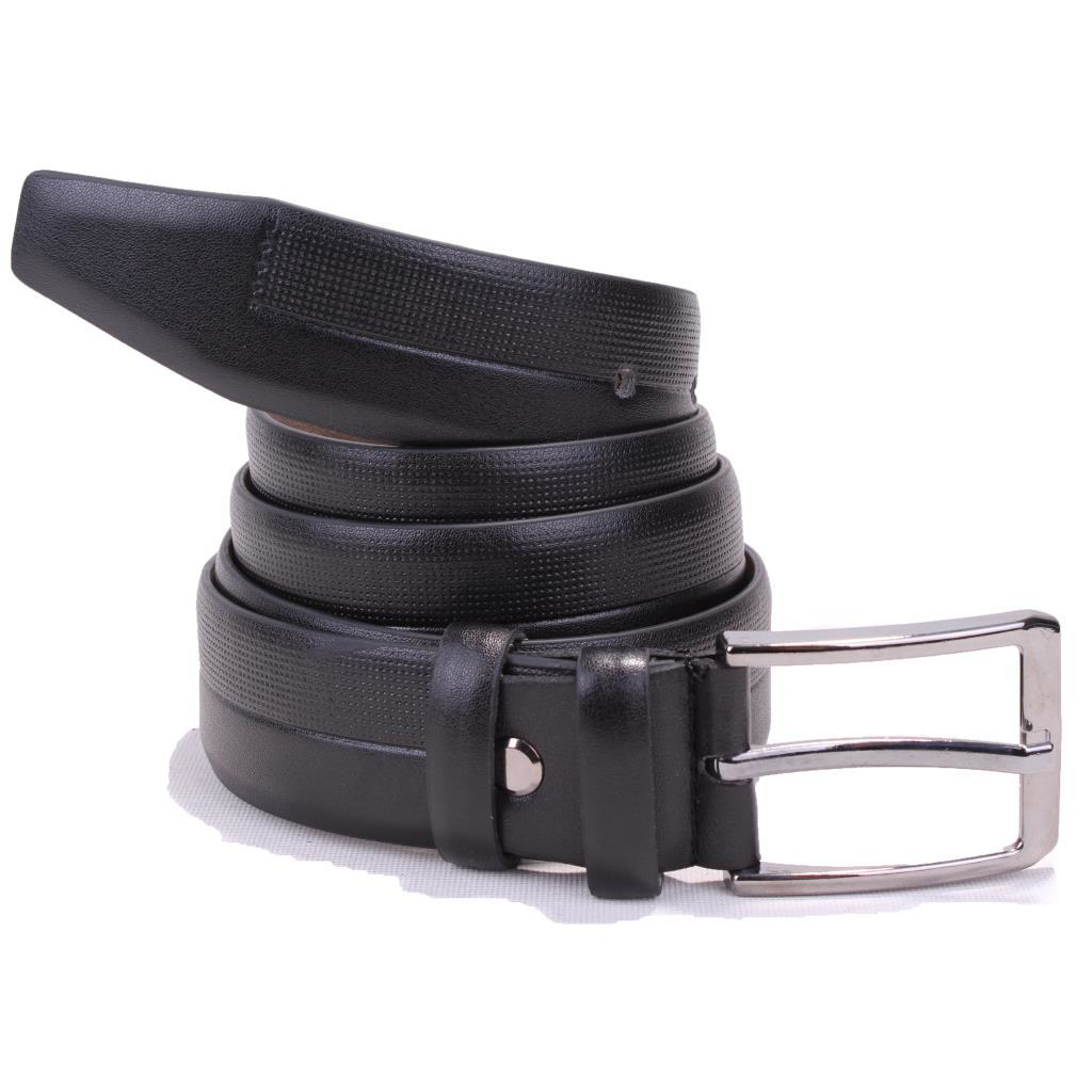 Dagoster  Dmk26-304 Siyah 3,5 Cm Suni Deri Erkek Kemer