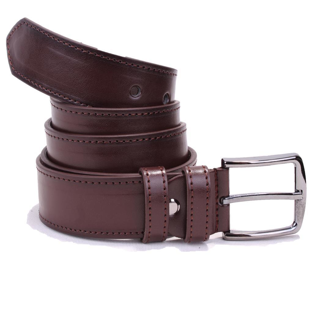 Dagoster  Dmk26-354 Kahve 4 Cm Suni Deri Erkek Kemer