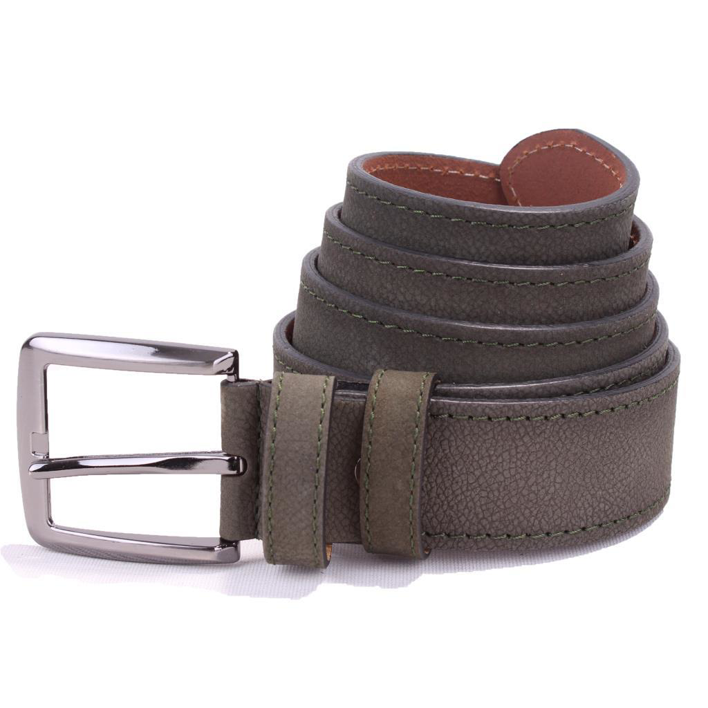 Dagoster  Dmk26-464Dg Haki 4 Cm Hakiki Deri Erkek Kemer