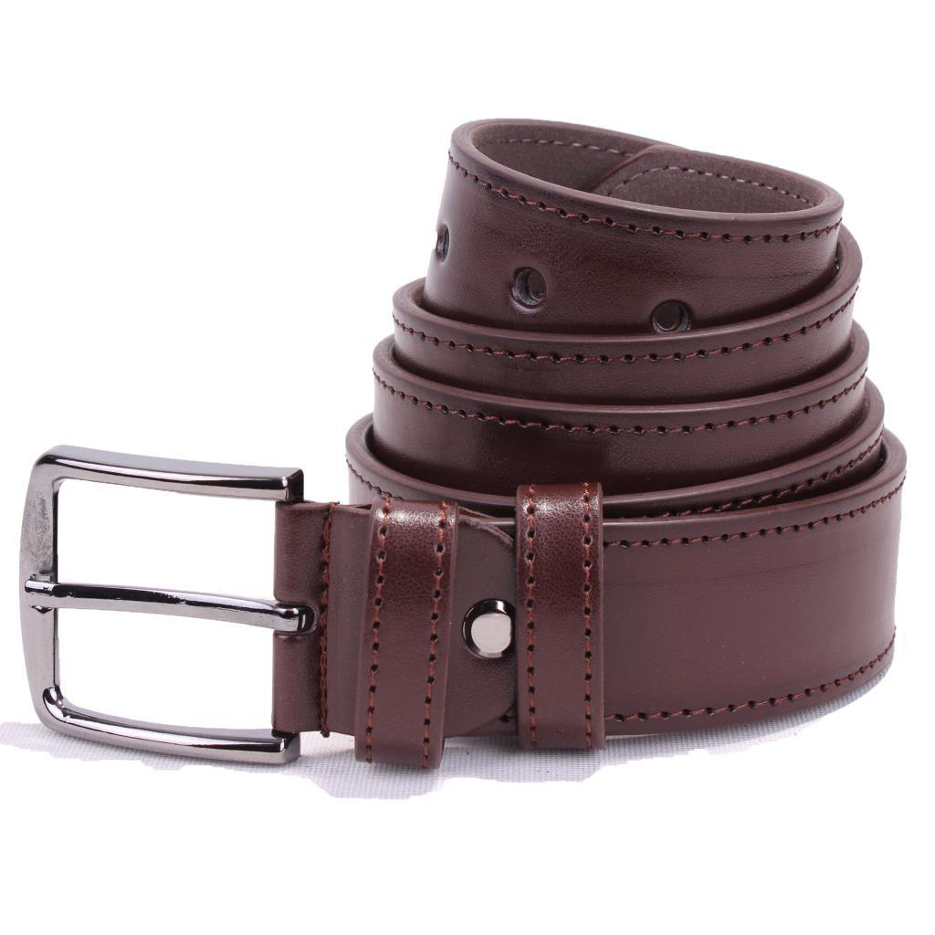 Dagoster  Dmk26-354 Kahve 4 Cm Suni Deri Erkek Kemer