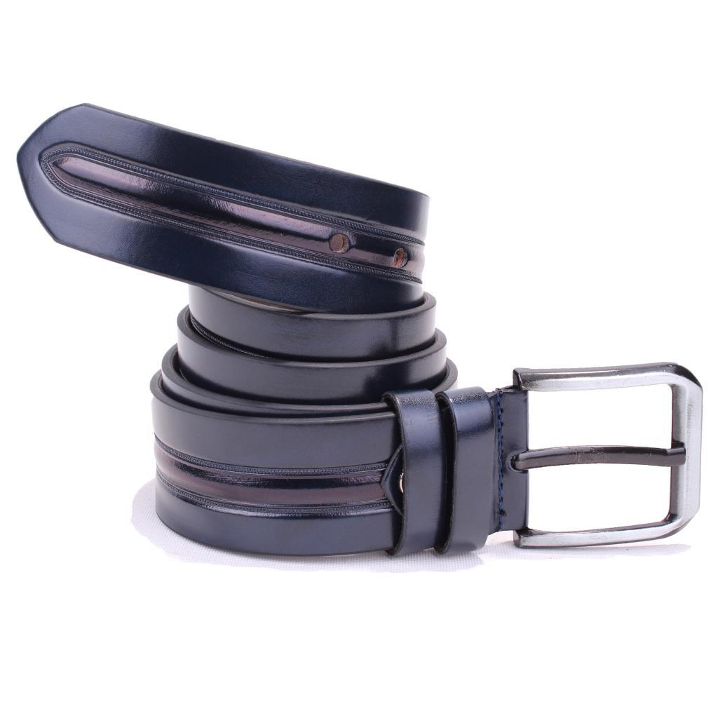Dagoster  Dmk26-457 Lacivert 4.5 Cm Suni Deri Erkek Kemer