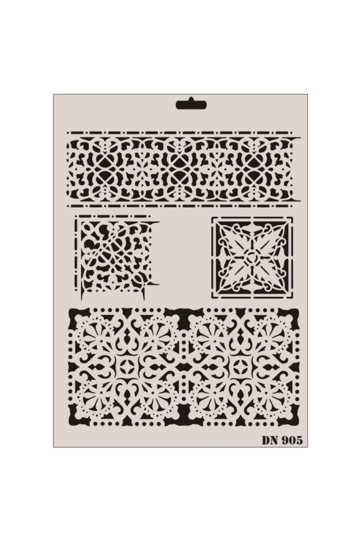 K&A * Dantel Seri Dn-905 Stencil 35X25 Cm