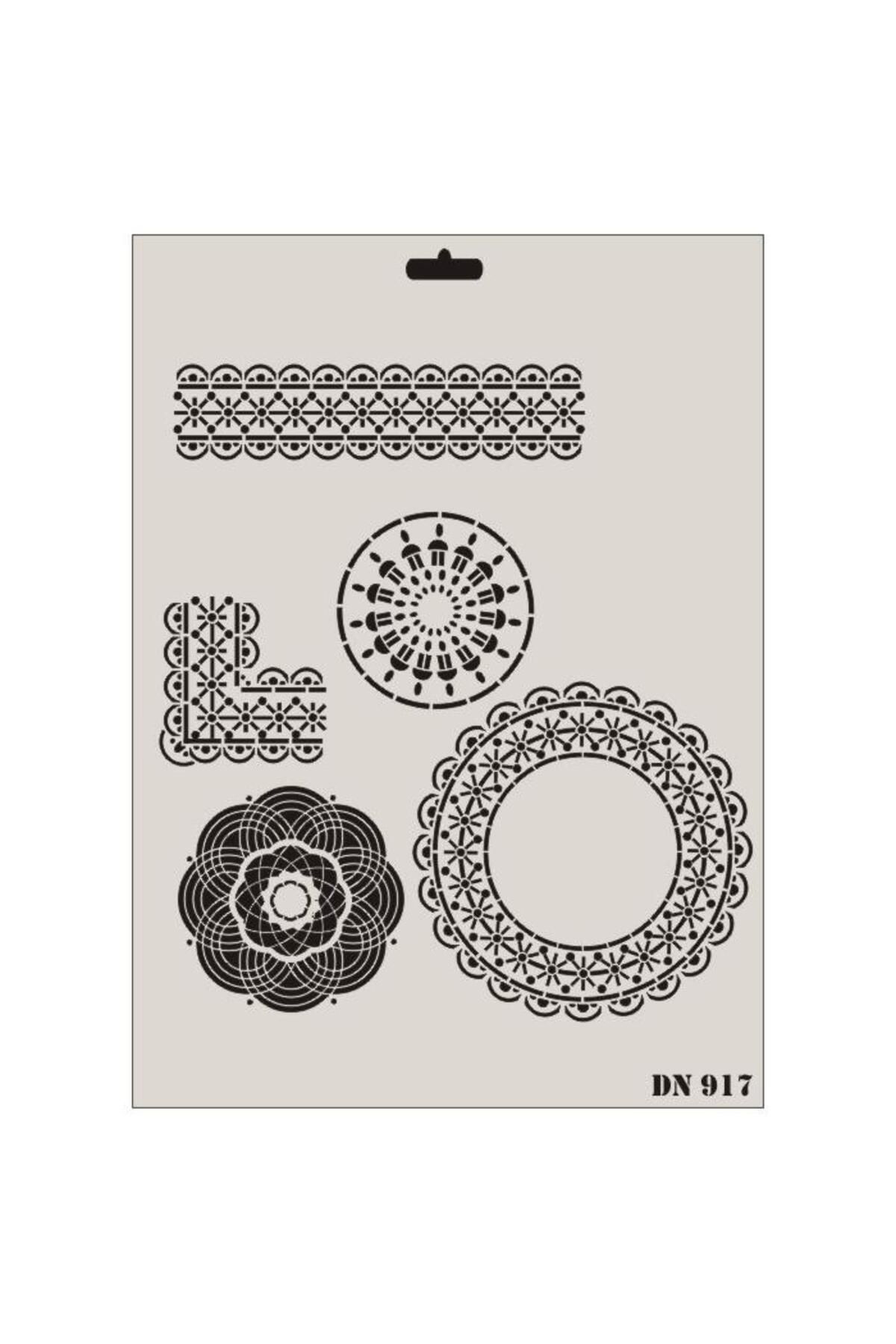 K&A Dantel Seri Dn-917 Stencil 35X25 Cm