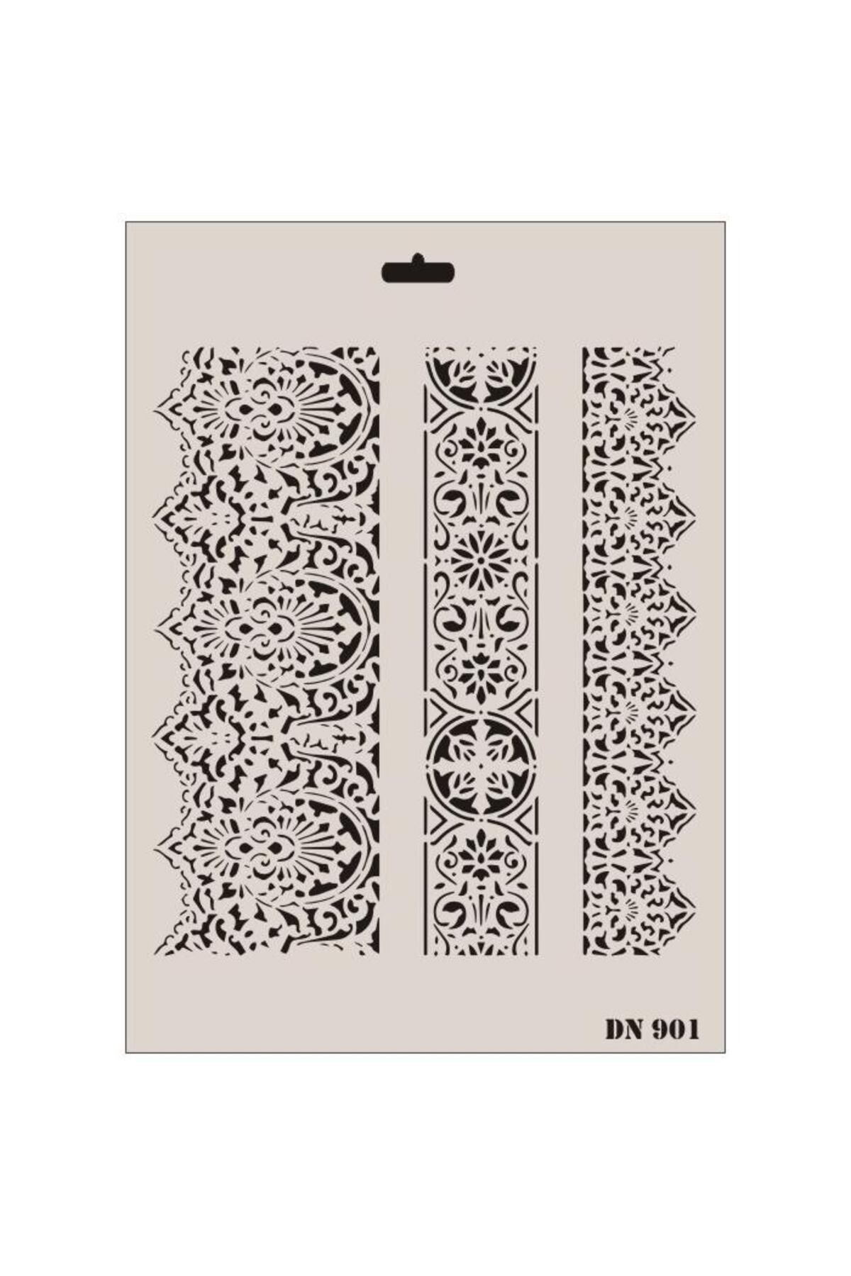 K&A Dantel Seri Dn-901 Stencil 35X25 Cm