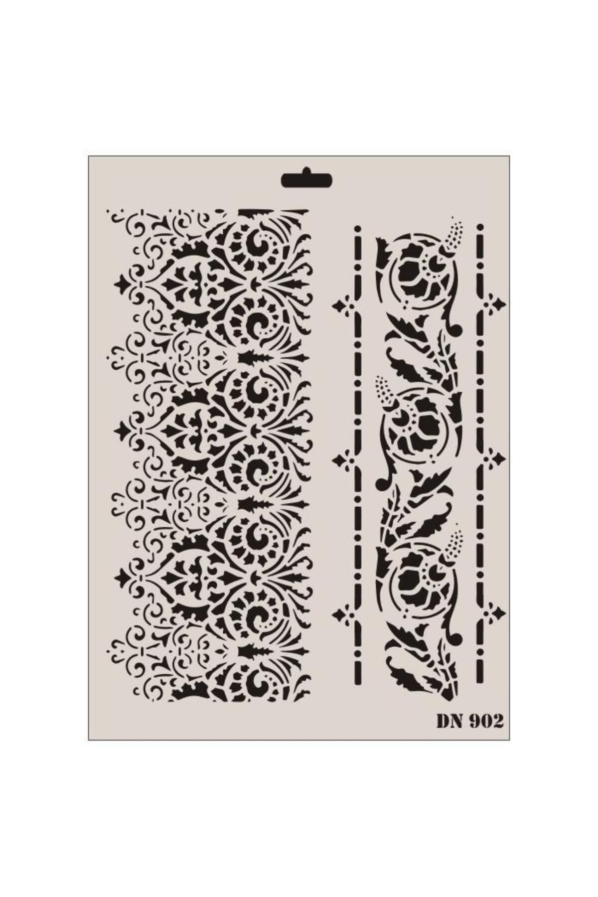 K&A Dantel Seri Dn-902 Stencil 35X25 Cm