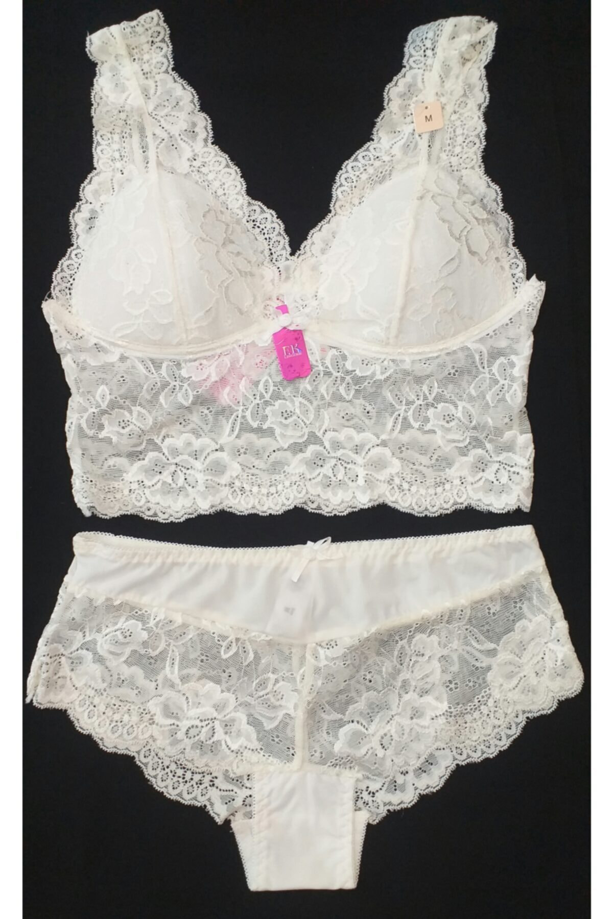 Fk Lingerie Dantelli Sütyen Takimi