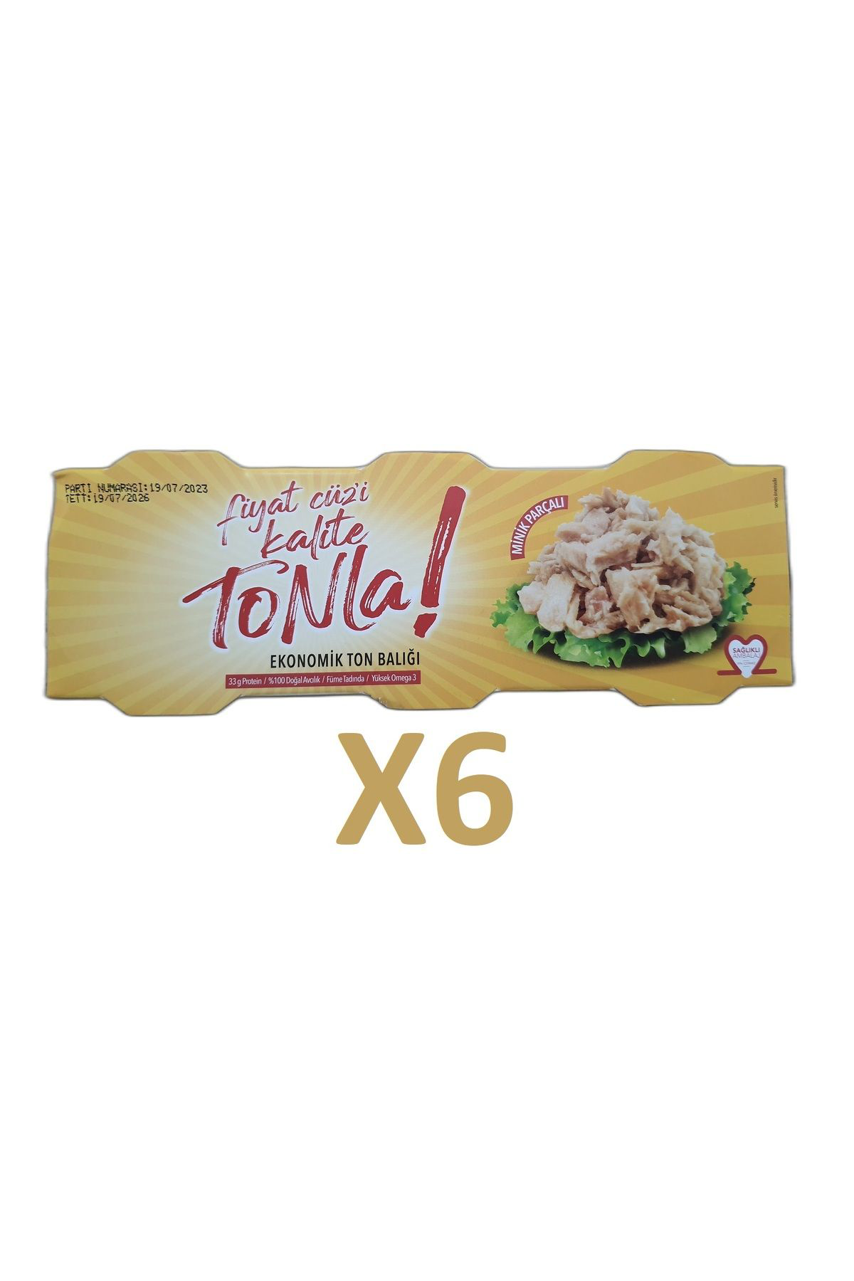 Dardanel  Tonla Ekonomik Ton Baliği 3X75g  6 Adet
