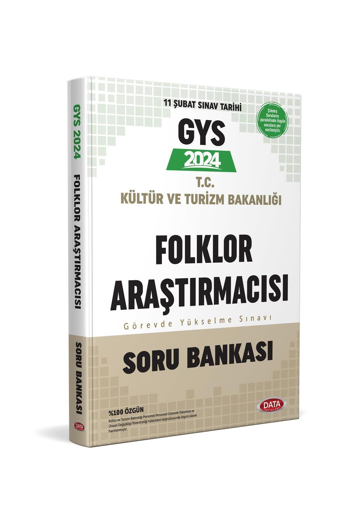 Data Yayinlari Data 2024 Gys Kültür Ve Turizm Bakanliği Folklor Araştirmacisi So