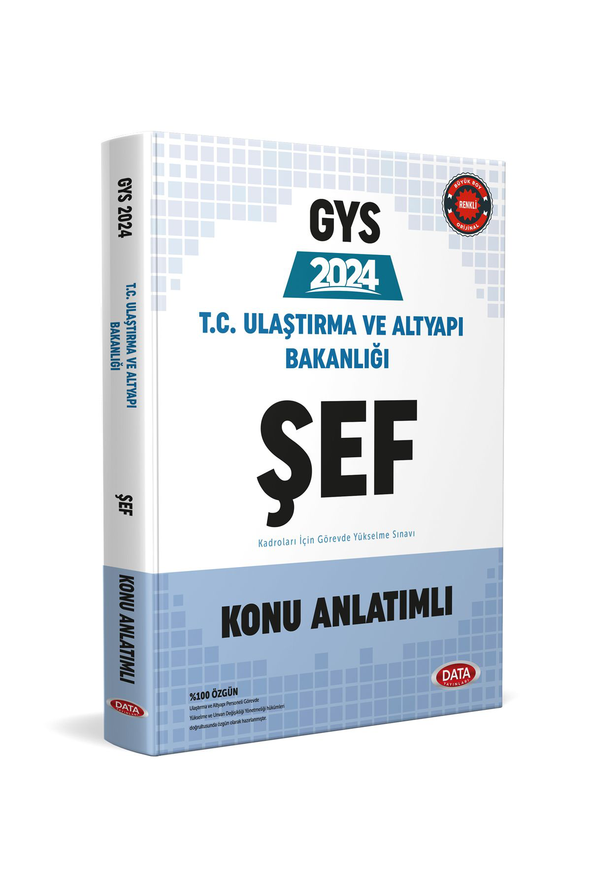 Data Yayinlari Data 2024 Gys Ulaştirma Ve Altyapi Bakanliği Şef Konu Anlatimli G