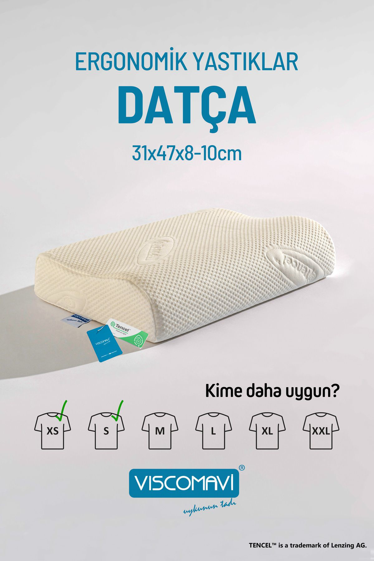 Viscomavi Datça Ergonomik & Ortopedik Visco Yastik