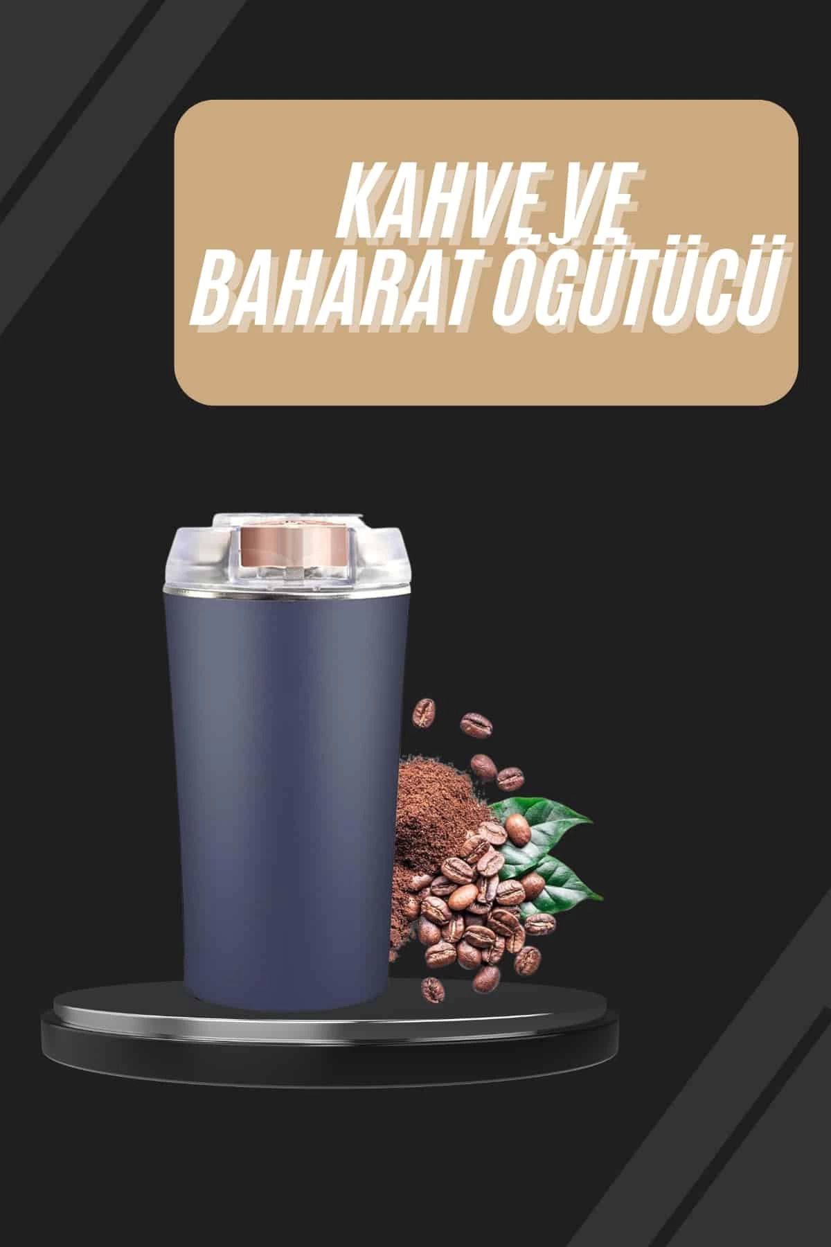 Yusuftex Dayanikli Paslanmaz Çelik Kolay Kullanim Kahve Ve Baharat Öğütücü