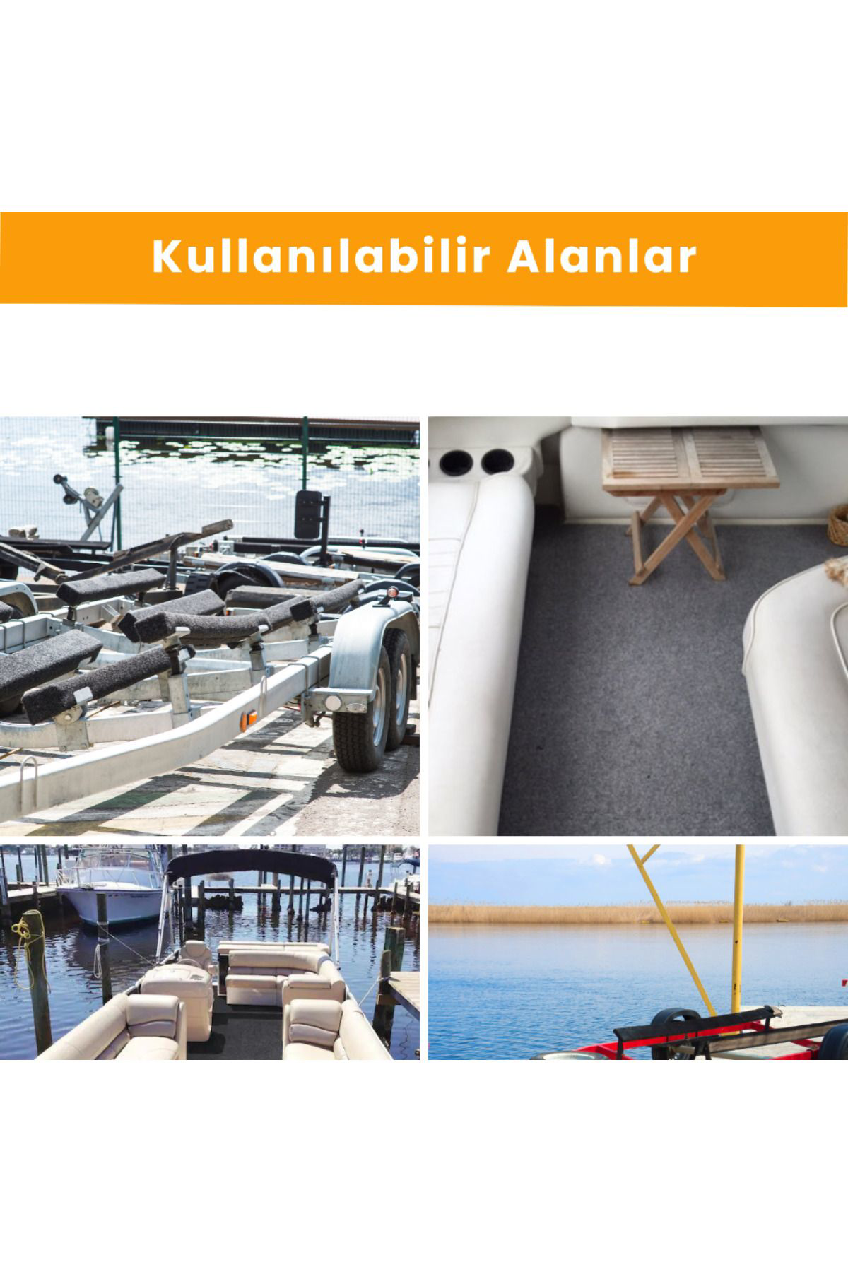 Beylini Dayanikli Tekne Römorku Halisi Dayanikli Kesilebilir Koruyucu Mat