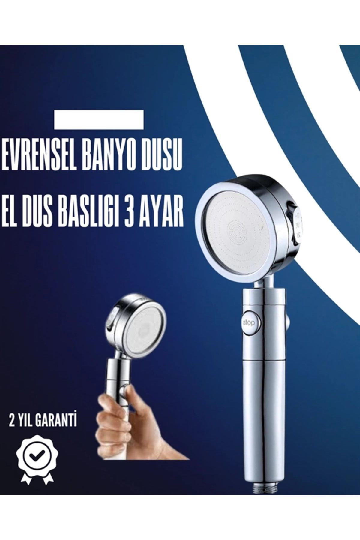 Astraltech Dayanikli Ve Ergonomik Tasarimli Ayarlanabilir El Duş Başliği