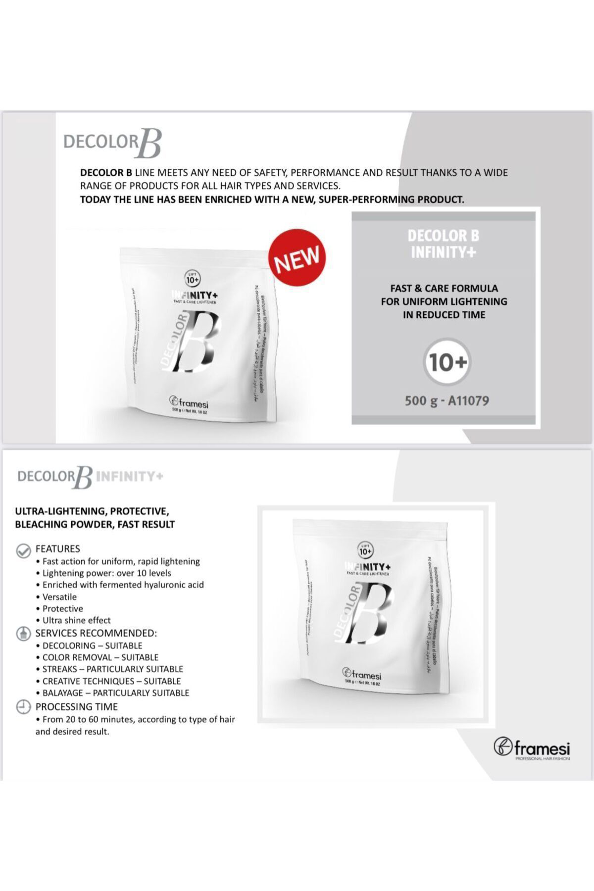 Framesi Decolor B İnfinity Açici 10+Ton 500Ml