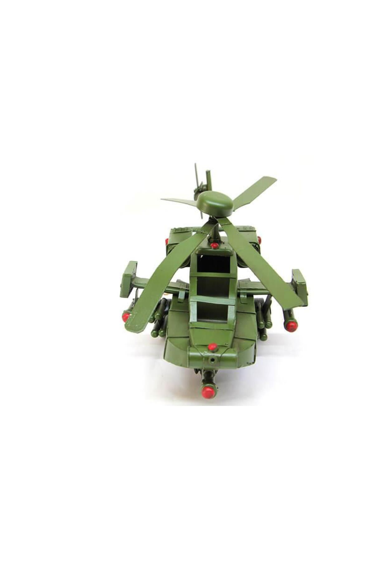 Zs Demir Dekoratif Metal Helikopter Dekoratif Biblo Hediyelik
