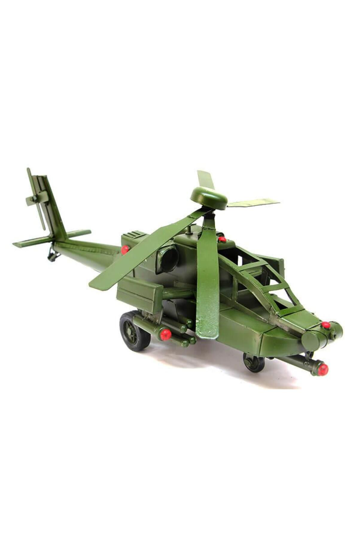 Zs Demir Dekoratif Metal Helikopter Dekoratif Biblo Hediyelik