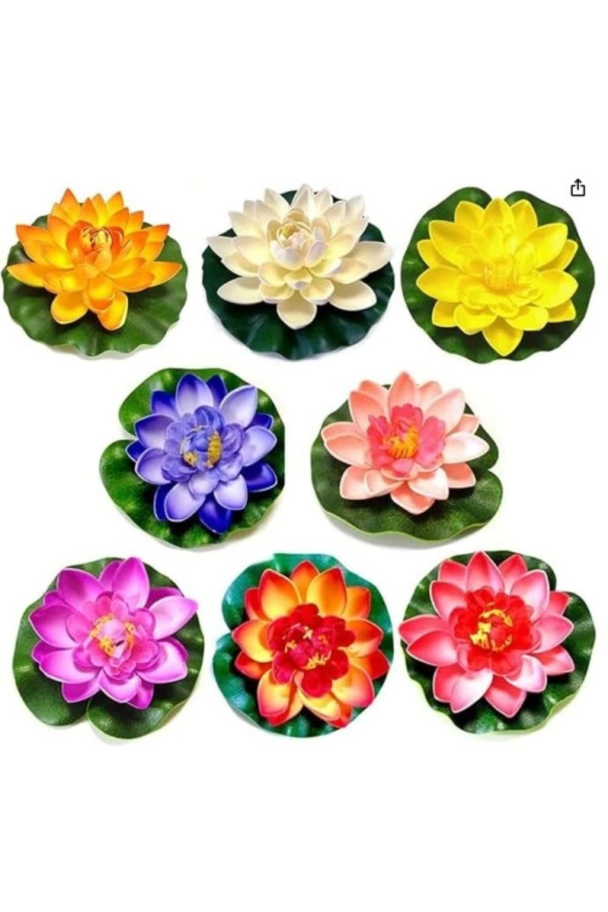 Yusuftex Dekoratif Yapay Lotus Çiçeği
