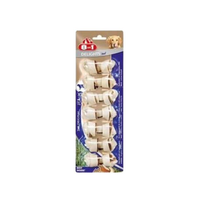 8İn1 Delights Bones Biftekli Köpekler İçin Ağiz Bakim Kemiği Xs 219-00